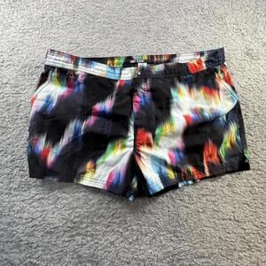 Mr Turk Men's Swim Trunks Sz 38 Multicolor Polyester 3-4" Inseam Shorter Shorts